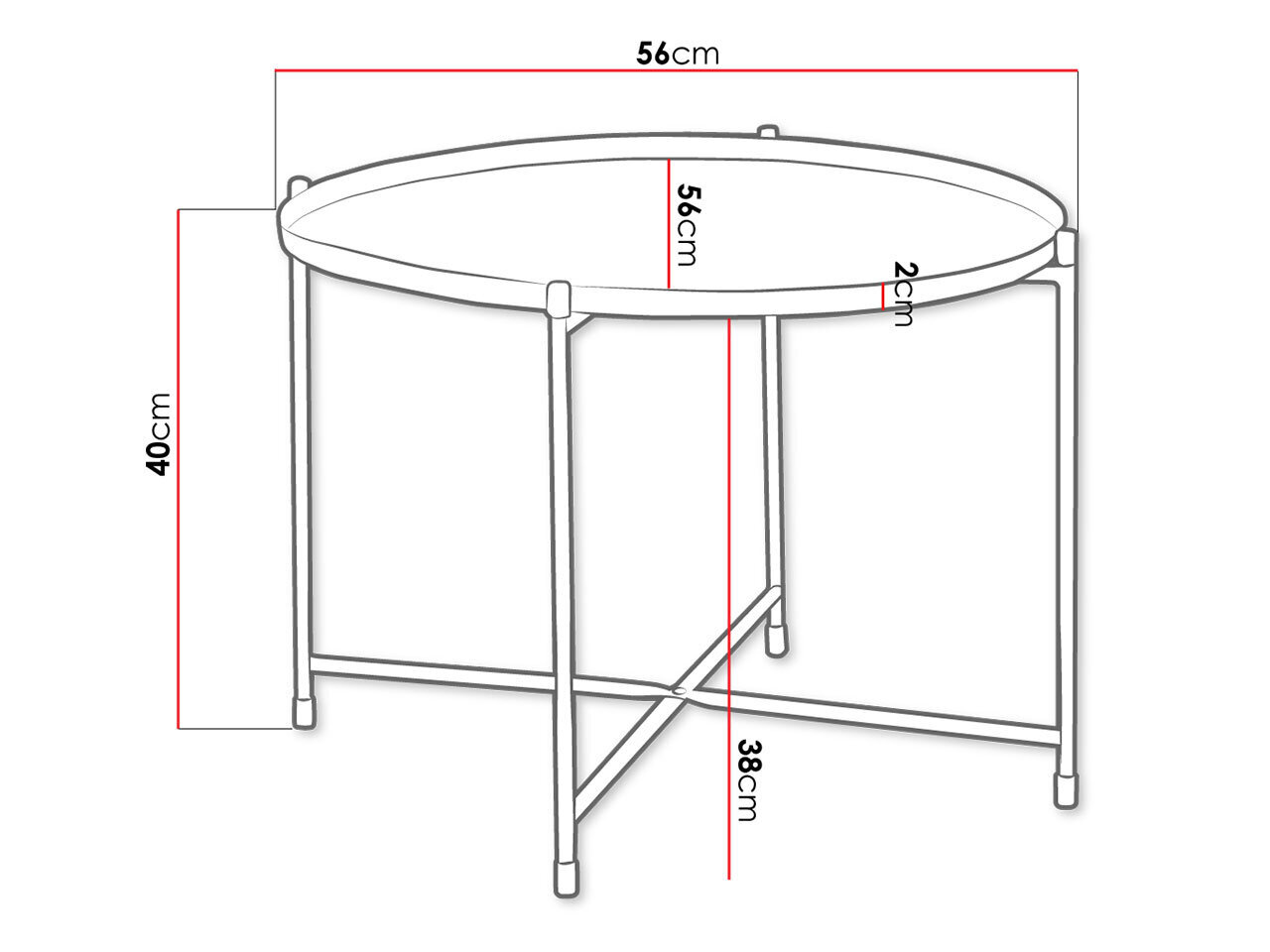 Kohvilaud KOPPORI-czarny metal hind ja info | Diivanilauad | kaup24.ee