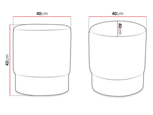Tumba MATERTYNA XS-Magic Velvet 2225 hind ja info | Kott-toolid, tumbad, järid | kaup24.ee