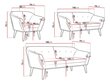 Pehme mööbli komplekt MERULO 3+2+1-Manila 19 цена и информация | Pehme mööbli komplektid  | kaup24.ee