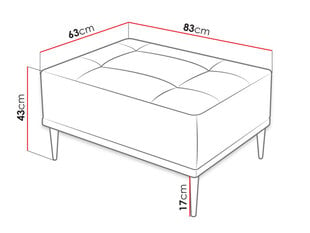 Tumba HUGUK-Luxo 6610 hind ja info | Kott-toolid, tumbad, järid | kaup24.ee