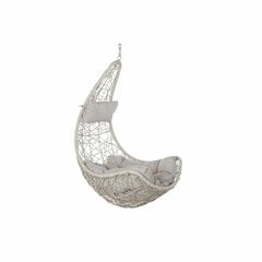 Hanging garden armchair DKD Home Decor 82 x 75 x 125 cm Metall sünteetiline rotang Helehall (82 x 75 x 125 cm) hind ja info | Aiatoolid | kaup24.ee