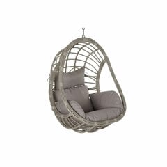 Hanging garden armchair DKD Home Decor 90 x 70 x 110 cm Hall sünteetiline rotang Alumiinium (92 x 70 x 113 cm) hind ja info | Aiatoolid | kaup24.ee