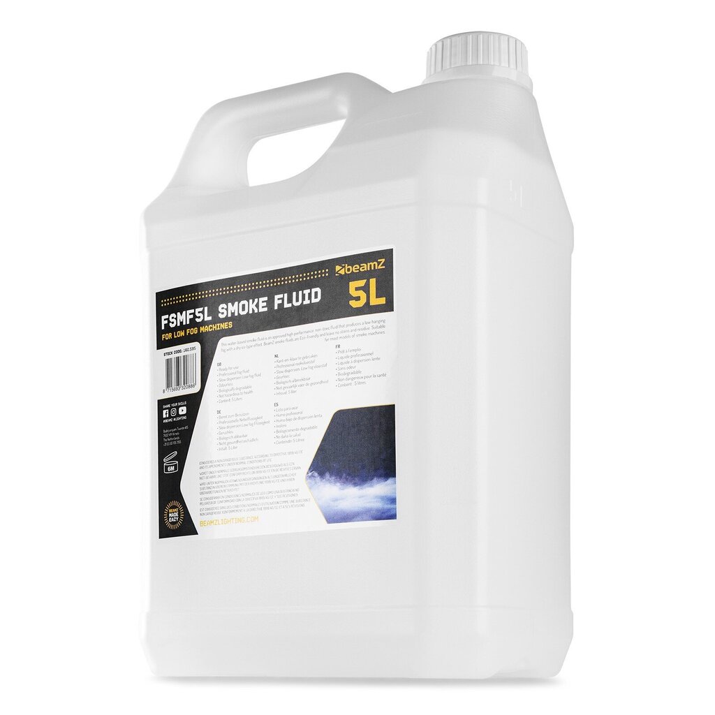 Vedelik suitsumasinale FSMF5L Smoke Fluid, 5L hind ja info | Peokaunistused | kaup24.ee