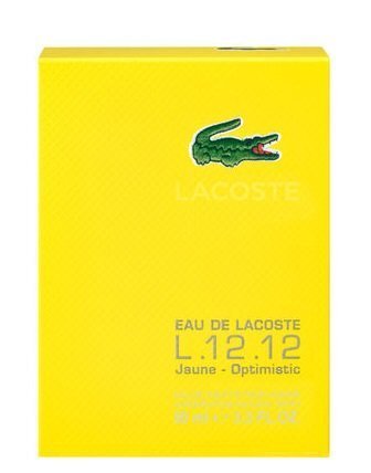 Tualettvesi Lacoste Eau de Lacoste L.12.12 Jaune EDT meestele 50 ml цена и информация | Meeste parfüümid | kaup24.ee
