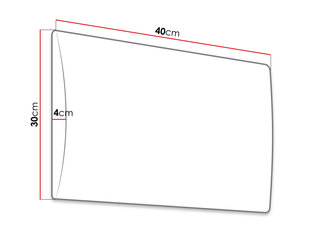 Pehme seinapaneel Pag 40x30-Manila 31 hind ja info | Nurgadiivanid ja nurgadiivanvoodid | kaup24.ee