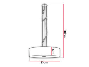 Laelamp Viviane white I-valge hind ja info | Rippvalgustid | kaup24.ee