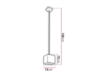 Laelamp Wezen I-must hind ja info | Rippvalgustid | kaup24.ee