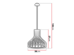 Laelamp Bio-sonoma hind ja info | Rippvalgustid | kaup24.ee