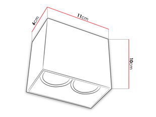 Laelamp Gap white-valge hind ja info | Rippvalgustid | kaup24.ee