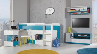 Комплект мебели для детской комнаты OBLADA I-biały / turkus цена и информация | Комплекты для детской комнаты | kaup24.ee