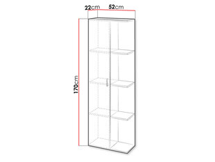 Vannitoakapp ZOKOR-biały (valge) hind ja info | Vannitoakapid | kaup24.ee