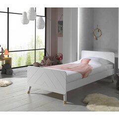 Кровать Billy 90x200 см белая цена и информация | Детские кровати | kaup24.ee