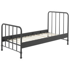 Кровать Bronxx 90x200 см черная цена и информация | Детские кровати | kaup24.ee