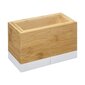 Mitmeotstarbeline Organiseerija 5five Blanc Kitchen Valge (18 x 12 x 10 cm) hind ja info | Hoiukastid ja -korvid | kaup24.ee