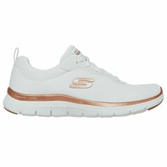 Naiste treeningkingad Skechers Mesh Lace-Up W Valge hind ja info | Naiste spordi- ja vabaajajalatsid | kaup24.ee