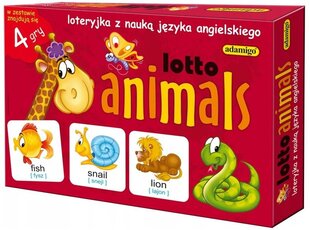 Mäng Adamigo Lotto Animals, PL, ENG hind ja info | Lauamängud ja mõistatused | kaup24.ee