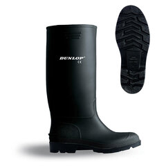 Kummikud Dunlop Black Polyester PVC hind ja info | Meeste kummikud | kaup24.ee