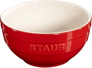 Набор из 4 круглых мисок Staub 40508-146-0 - красный, 14 см цена и информация | Посуда, тарелки, обеденные сервизы | kaup24.ee