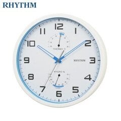 Rhythm seinakell termo- ja hüdromeetriga CFG722NR02 CFG722NR03 hind ja info | Kellad | kaup24.ee