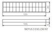 2x36W pindvalgusti - Notus 3 EVG 236 NT цена и информация | Rippvalgustid | kaup24.ee