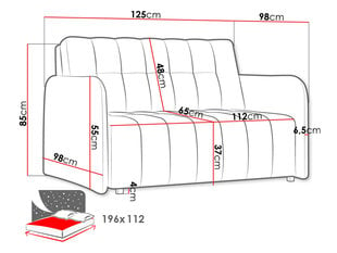 Диван CLIVIA GRAND II-Country 12 цена и информация | Диваны | kaup24.ee