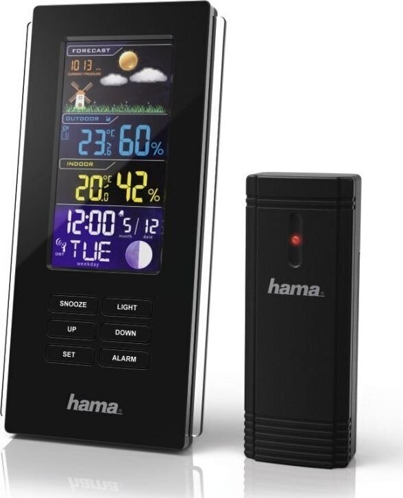 Hama termomeeter Hama weather Station Color Edge цена и информация | Ilmajaamad, termomeetrid | kaup24.ee