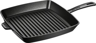 Kandiline malmist grillpann STAUB 40501-106-0 - must 26 cm hind ja info | Pannid | kaup24.ee