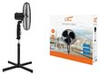 Standing Fan WT02 40W 16" black цена и информация | Ventilaatorid | kaup24.ee