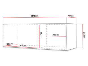 Telekalalaud TOWIRO SLIM I 100-czarny (must) hind ja info | TV alused | kaup24.ee