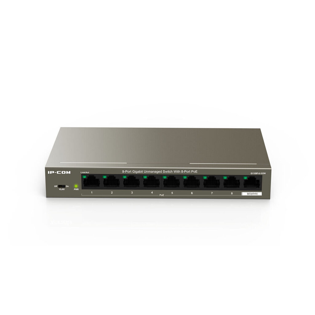 Lüliti IP-Com Networks G1109P-8-102W цена и информация | Lülitid ja pistikupesad | kaup24.ee