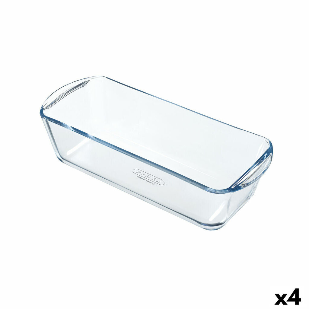 Ahjuvorm Pyrex Classic Vidrio Ristkülikukujuline Läbipaistev 28 x 11 x 8 cm (4 Ühikut) цена и информация | Ahjuvormid ja küpsetustarvikud | kaup24.ee