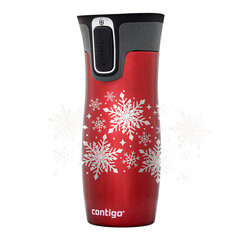 Termokruus, Contigo Byron 470 ml, Punane - Snow Stars hind ja info | Termosed, termostassid | kaup24.ee