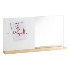 Фото рамка 50,4 x 7 x 25,4 cm Стеклянный Белый DMF цена и информация | Зеркала | kaup24.ee