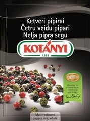 Kotanyi Four Pepper, 16G, 25 упаковок цена и информация | Специи, наборы специй | kaup24.ee