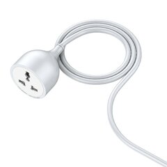 Extension cord with one AC socket LDNIO SC1017, EU|US, 5m (white) цена и информация | Удлинители | kaup24.ee