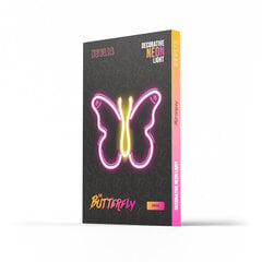 Neoon LED valgusti BUTTERFLY roosa NNE03 hind ja info | Seinavalgustid | kaup24.ee