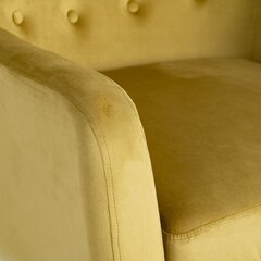 Кресло 75 x 83 x 103 cm Синтетическая ткань Деревянный Горчица цена и информация | Кресла в гостиную | kaup24.ee