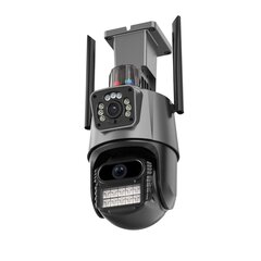 WIFI IP-камера до 180° с функцией обнаружения человека PYRAMID PYR-SH400ADL, 2X1080p, вход для microSD, встроенный микрофон, iCsee app цена и информация | Камеры видеонаблюдения | kaup24.ee