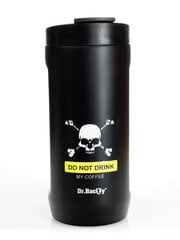 Kohvi termokruus Dr.Bacty Notus 360 ml, Inox, Must - Do not Drink цена и информация | Термосы, термокружки | kaup24.ee