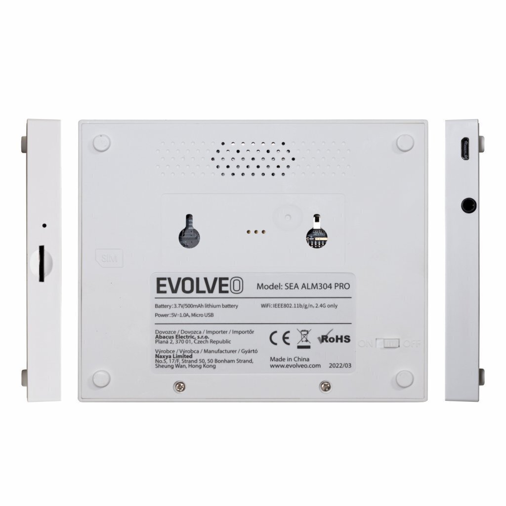 EVOLVEO Alarmex Pro, nutikas juhtmevaba Wi-Fi/GSM-alarm цена и информация | Valvesüsteemid, kontrollerid | kaup24.ee