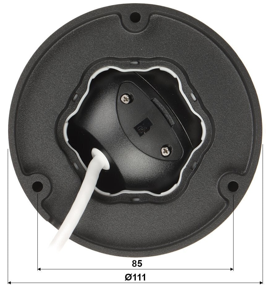 IP-KAAMERA IPC3615SB-ADF28KMC-I0-BLACK - 5 Mpx 2.8 mm UNIVIEW hind ja info | Valvekaamerad | kaup24.ee