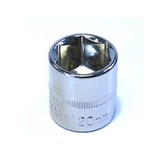 3|8`dr socket 20mm hind ja info | Käsitööriistad | kaup24.ee