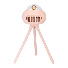 Remax UFO Stroller portable fan with 1200 mAh battery (pink) цена и информация | Вентиляторы | kaup24.ee