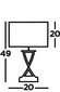 Searchlight laualamp Club EU7923SS hind ja info | Laualambid | kaup24.ee