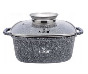 Briti ruudukujuline pott 3,5L 22cm Zilner Grey ZL-7058 hind ja info | Potid ja kiirkeedupotid | kaup24.ee