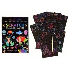 Mermaid Coloring Scratch Book For Kids цена и информация | Книжки - раскраски | kaup24.ee