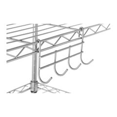 Ažuurne traadist hoiurest hall 150x55x35cm kuni 150kg hind ja info | Riiulid tööriistadele | kaup24.ee