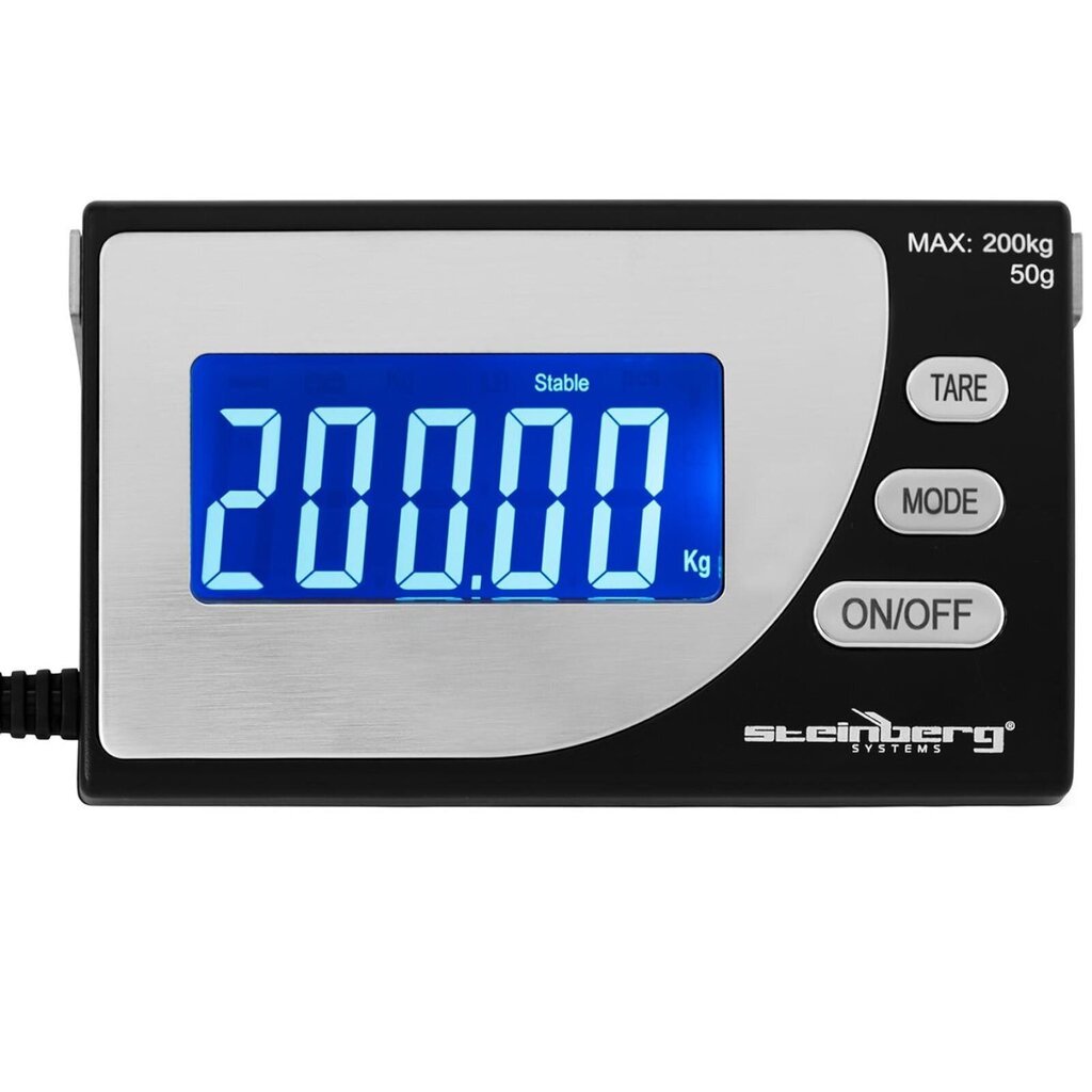 Tööstuslik pakikaal kuni 200 kg / 0,1 g LCD USB цена и информация | Tööstuskaalud | kaup24.ee