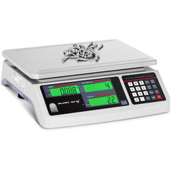 LCD kaubanduslik kaal 30,5 x 22 cm 30 kg / 1 g цена и информация | Промышленные весы | kaup24.ee