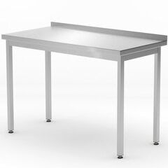 Budget Line STEEL 800 x 600 x 850 mm laud veljega - Hendi 817193 hind ja info | Köögi- ja söögilauad | kaup24.ee